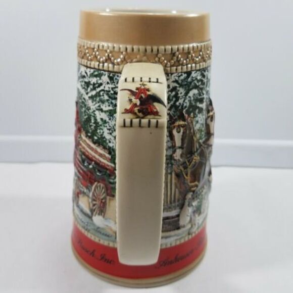Anheuser Busch Budweiser Stein Beer Mug Bud Clydesdale "C" Series Vintage Vtg - Picture 3 of 8